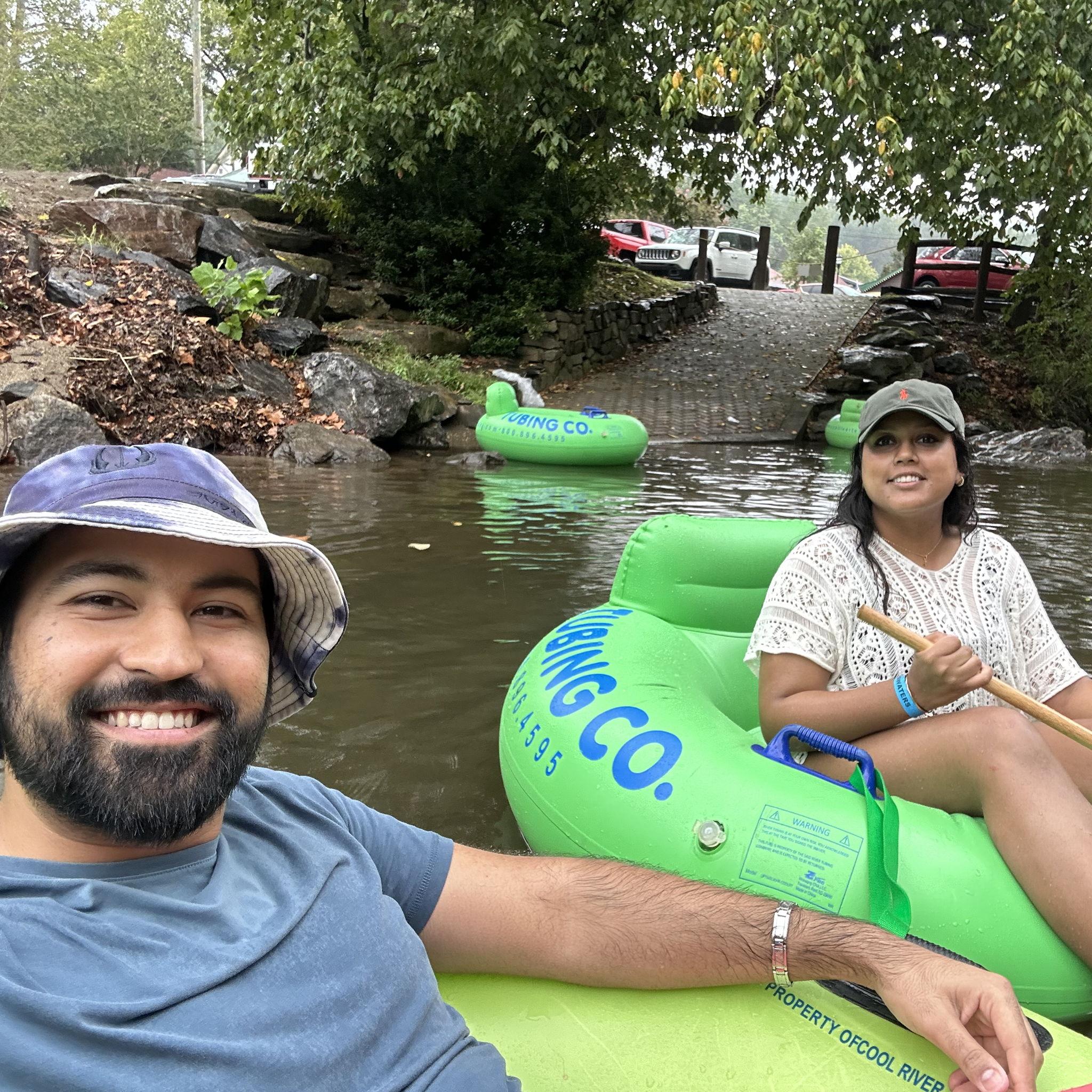 Tubing in Helen, GA