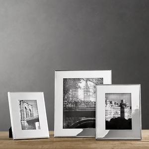Hampton Wide Tabletop Frame - Silver-Plated 5x7