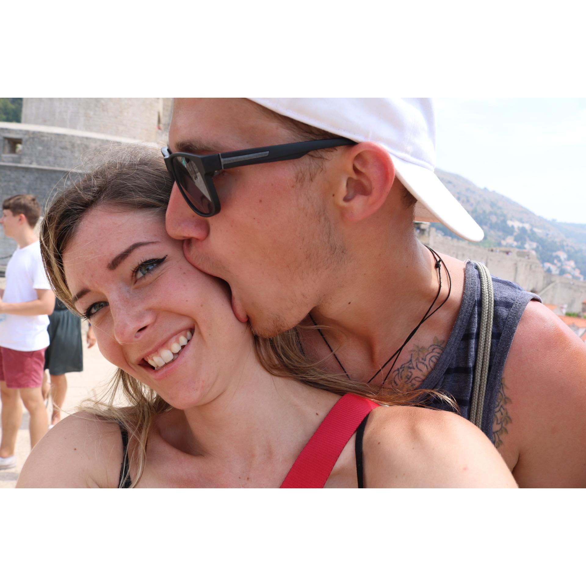 On a tour of The Wall in Dubrovnik, Crotia