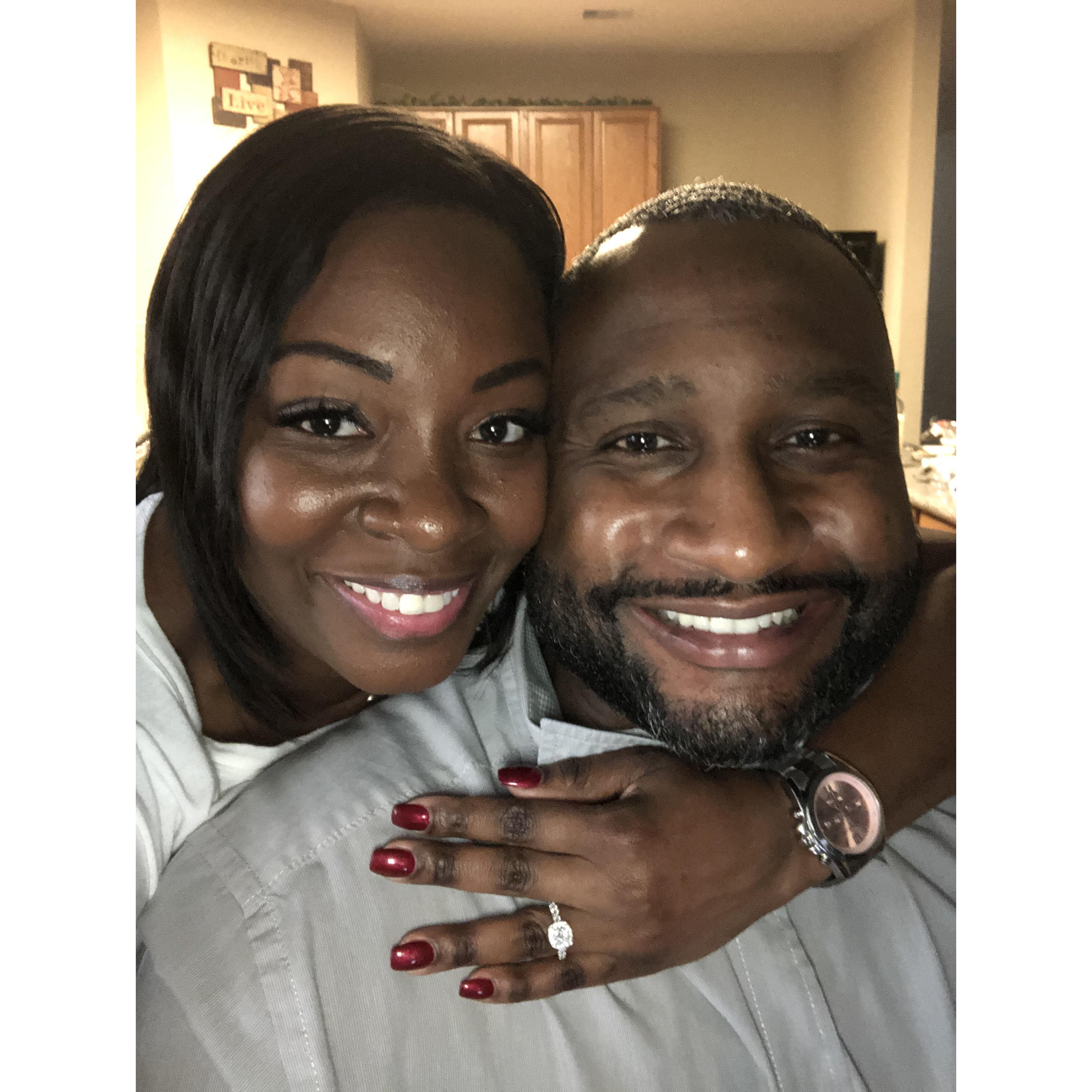 I said YESSS!!! Christmas Day 2018