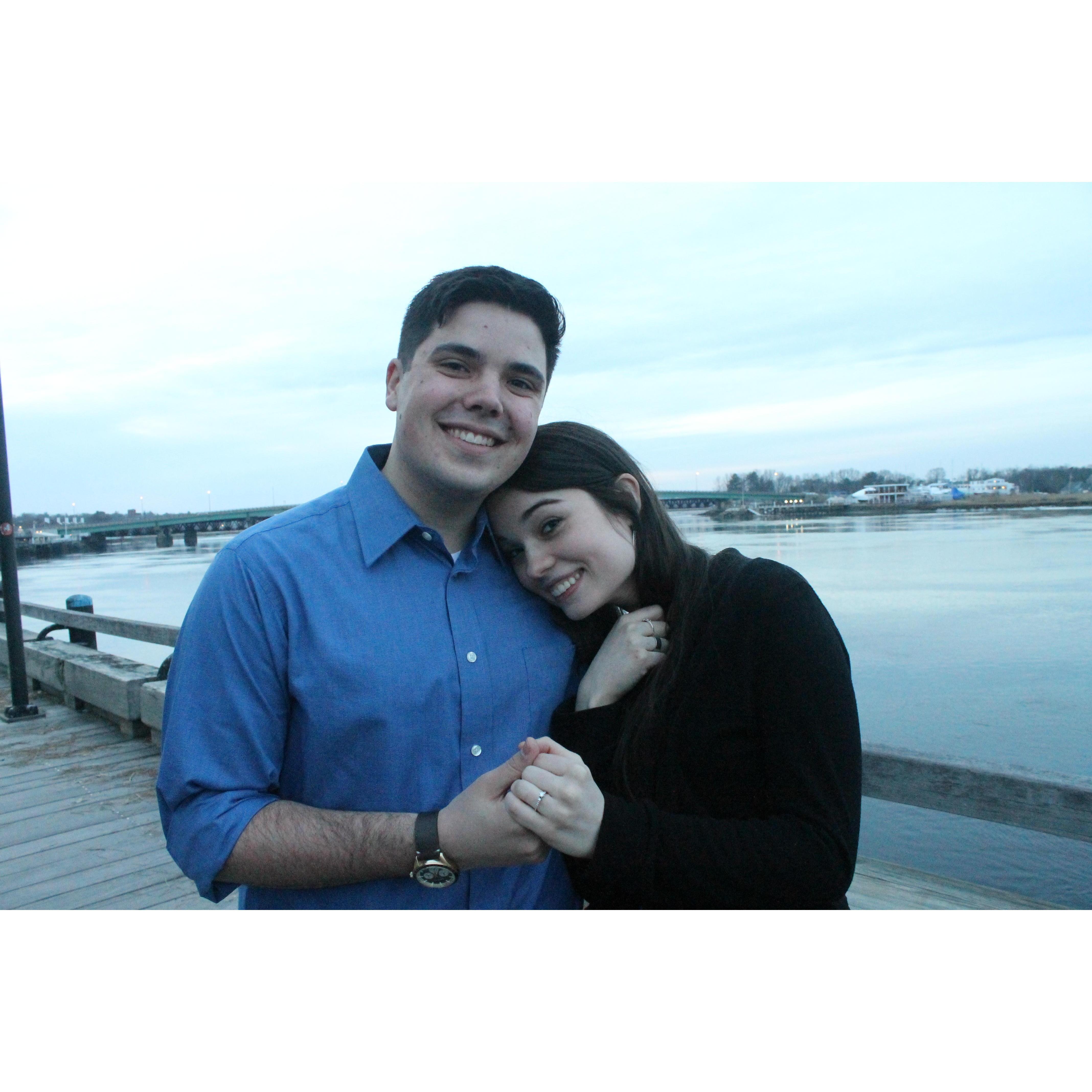 The happy couple