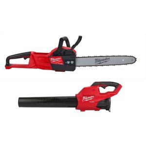 M18 FUEL 16 in. 18-Volt Lithium-Ion Brushless Cordless Chainsaw and Blower Combo Kit (2-Tool)