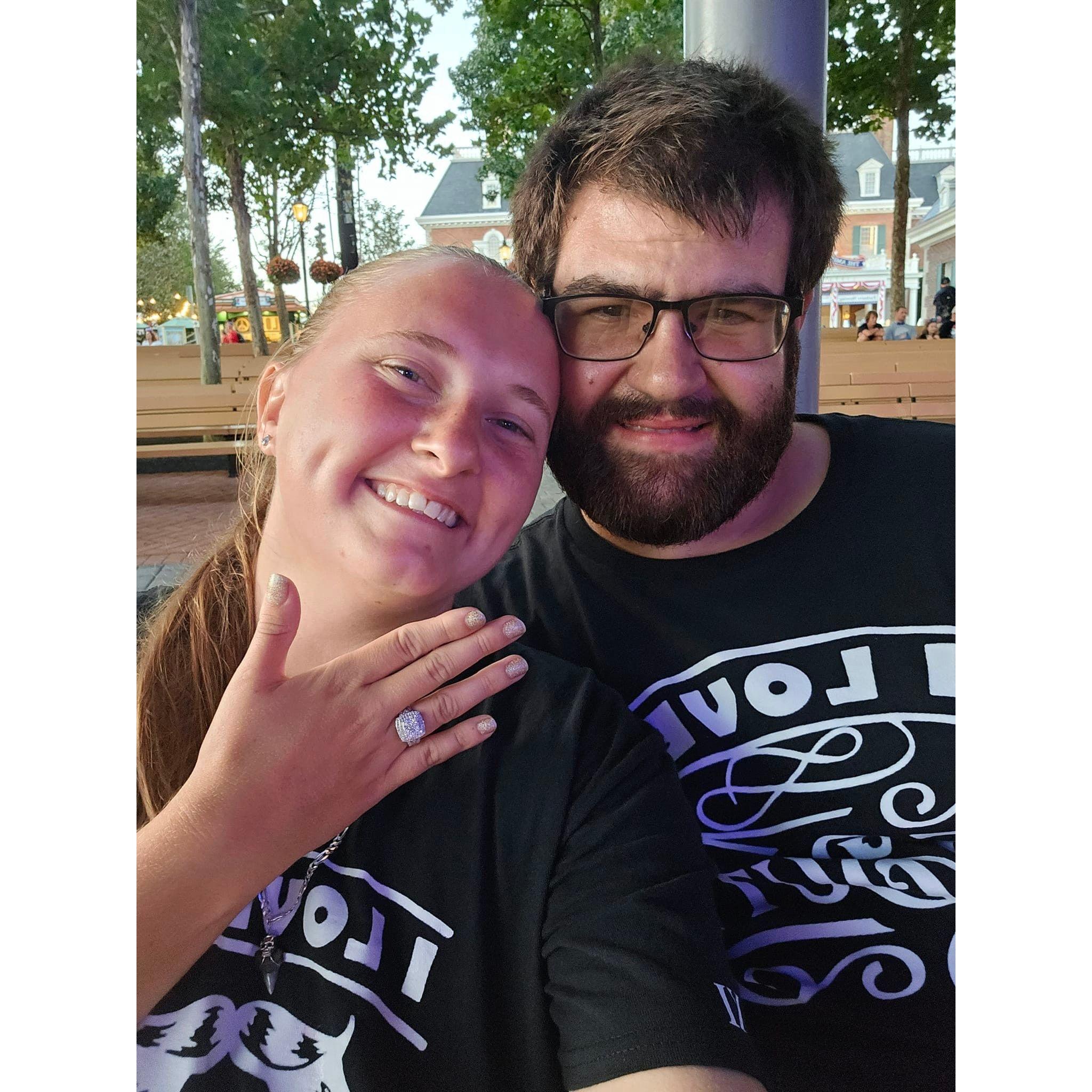 Got engaged at Epcot
