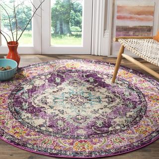 Monaco Amelia Boho Round Area Rug