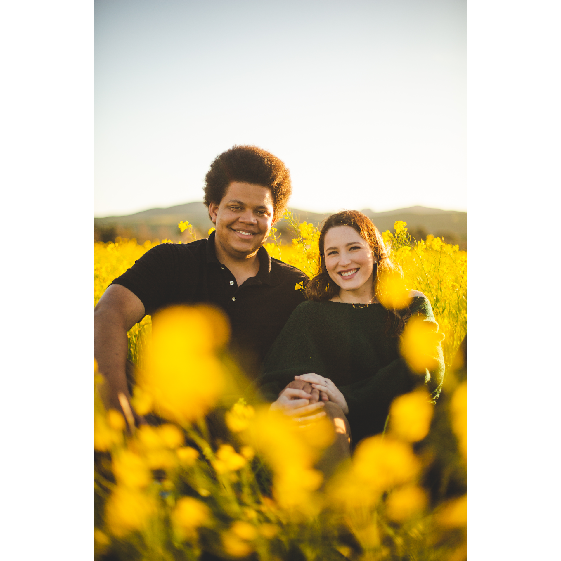 Engagement photo shoot with Justin Laugen Photography, March 2021