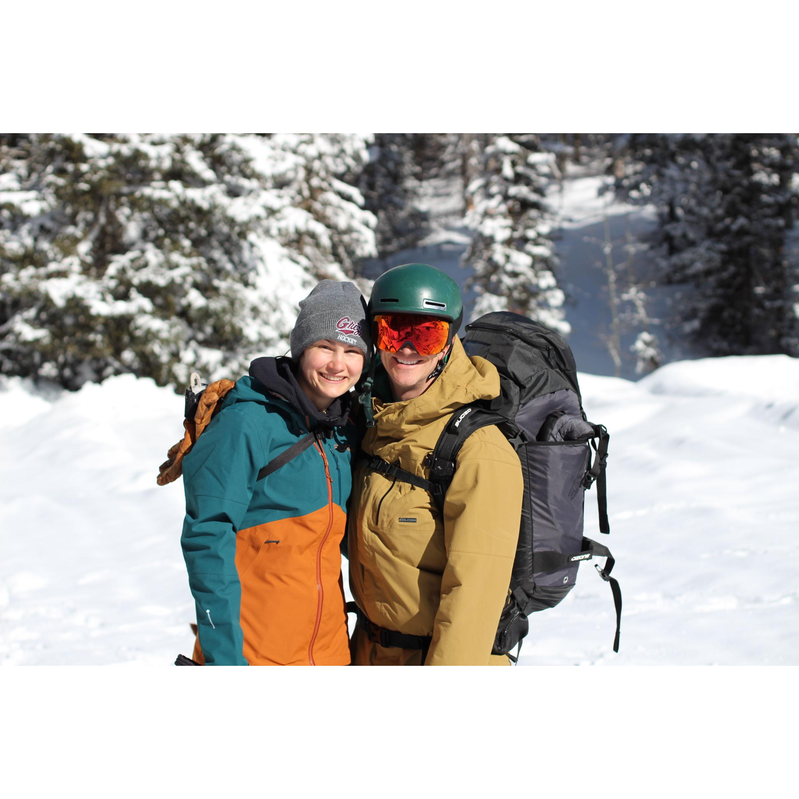 Our first "I love you," happened moments after this.