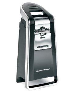Hamilton Beach Smooth Touch Can Opener, Black and Chrome