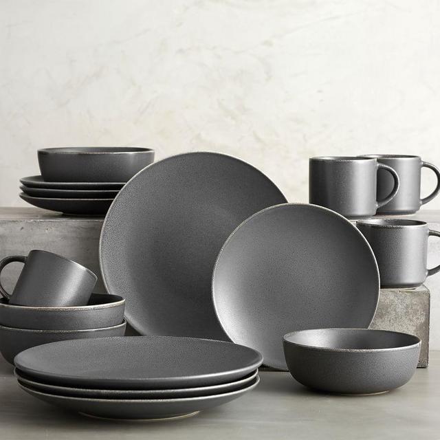 Mason Dinnerware 16PC Set - Charcoal