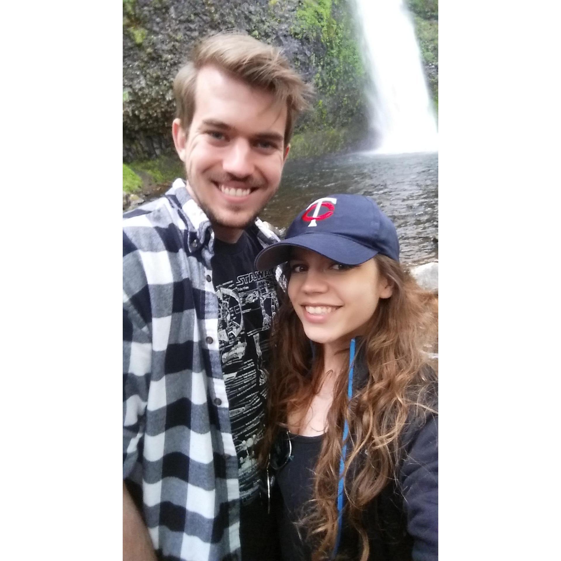 A stop at Latourell Falls. April 2016