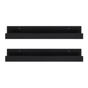 Uniek - Decorative Wall Shelf Set of 2 - Black