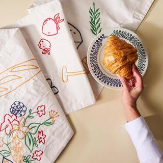 Fete Embroidered Table Runner