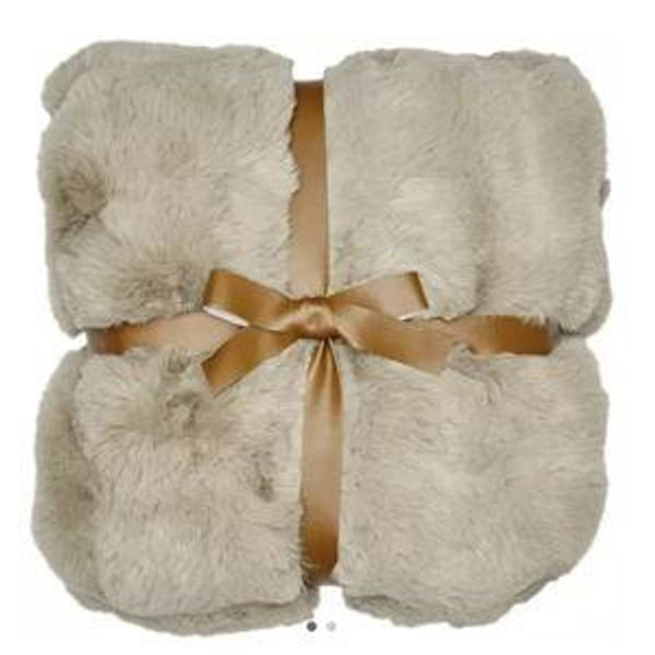 Northpoint Trading Solid Bubble Faux Fur Throw