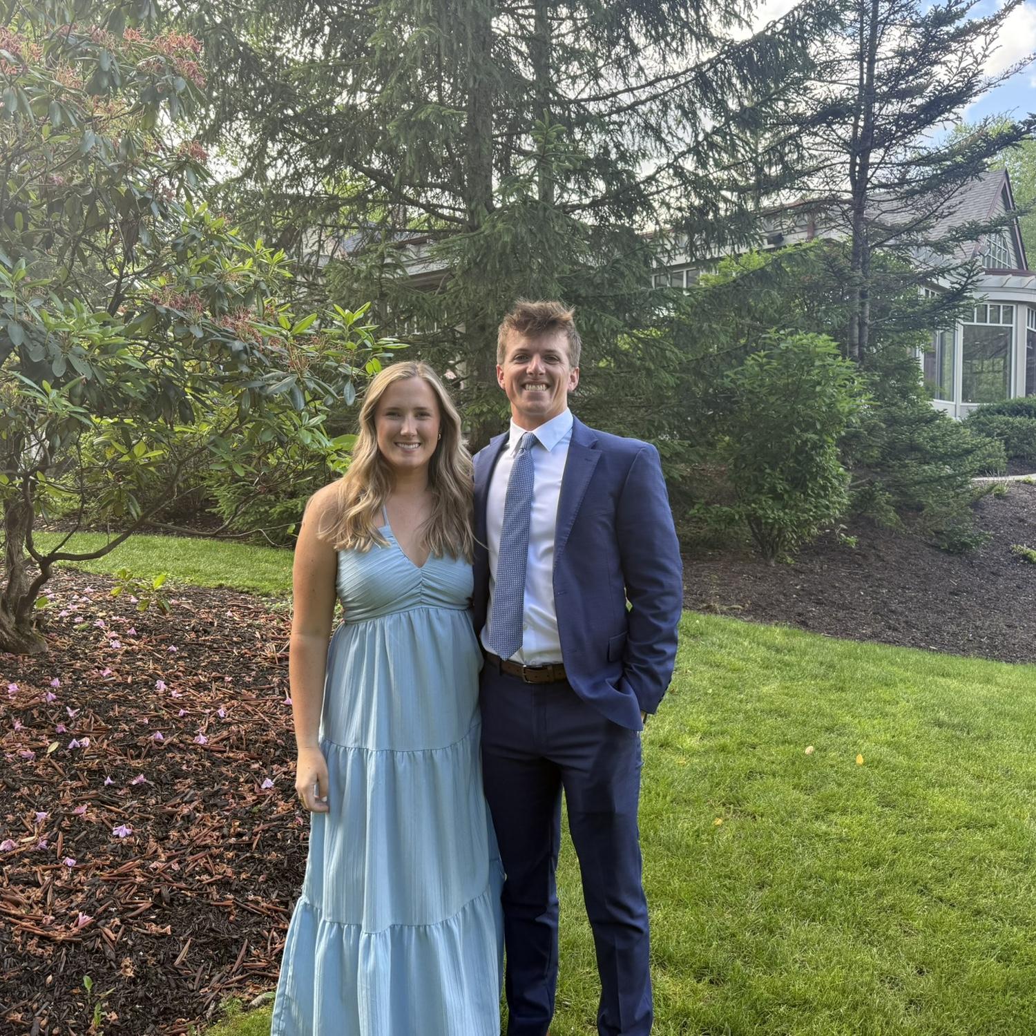 Attending Pearce’s childhood friends wedding in Pennsylvania, June 2025
