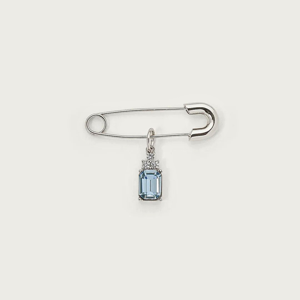 Something Blue Pin - COLOR: Silver/Sapphire