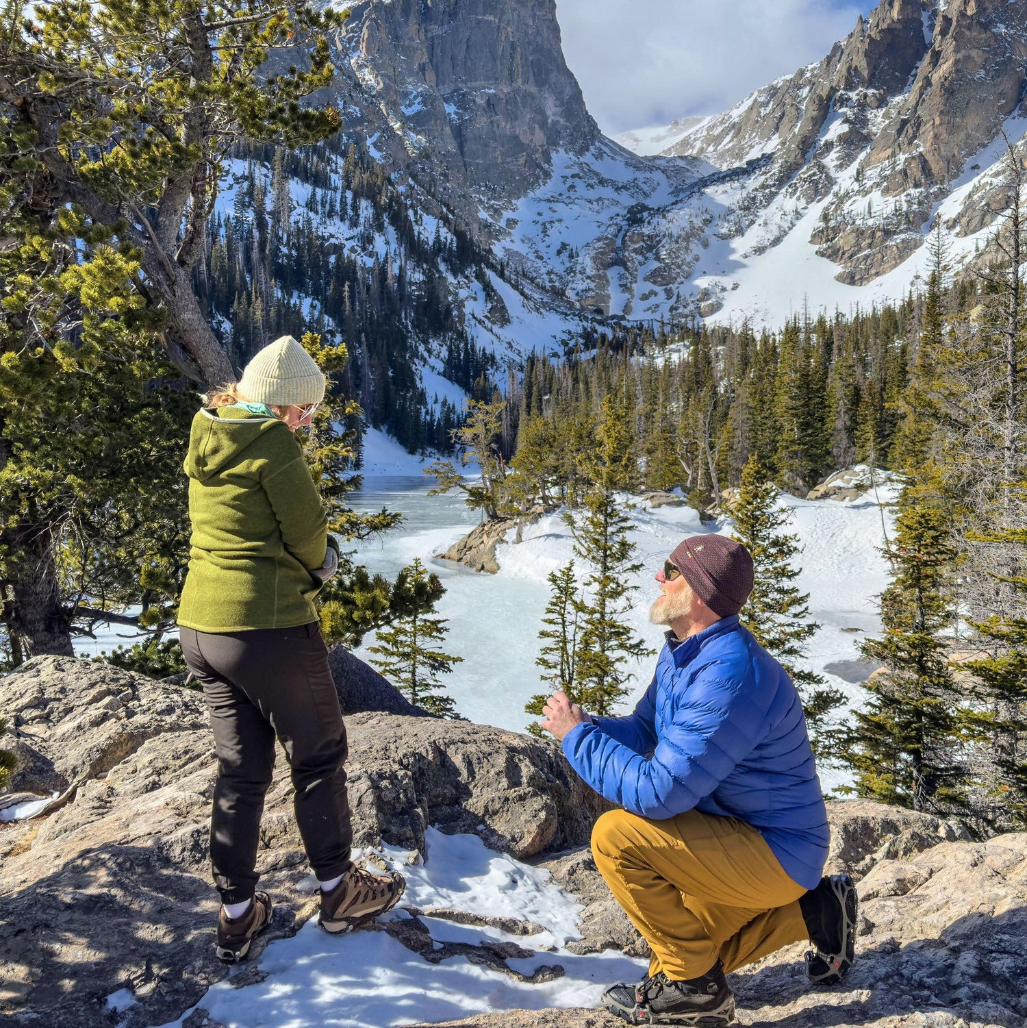 2.7.2026 - Engaged! Dream Lake, Rocky Mountain National Park