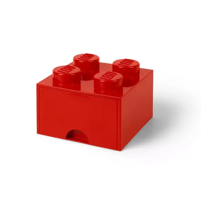 LEGO® Brick Storage Drawer in Red