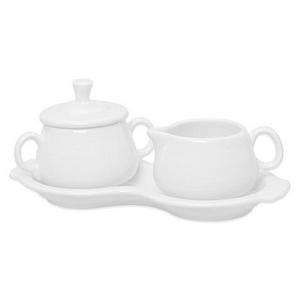 Fiesta® Sugar and Creamer Set with Tray in White
