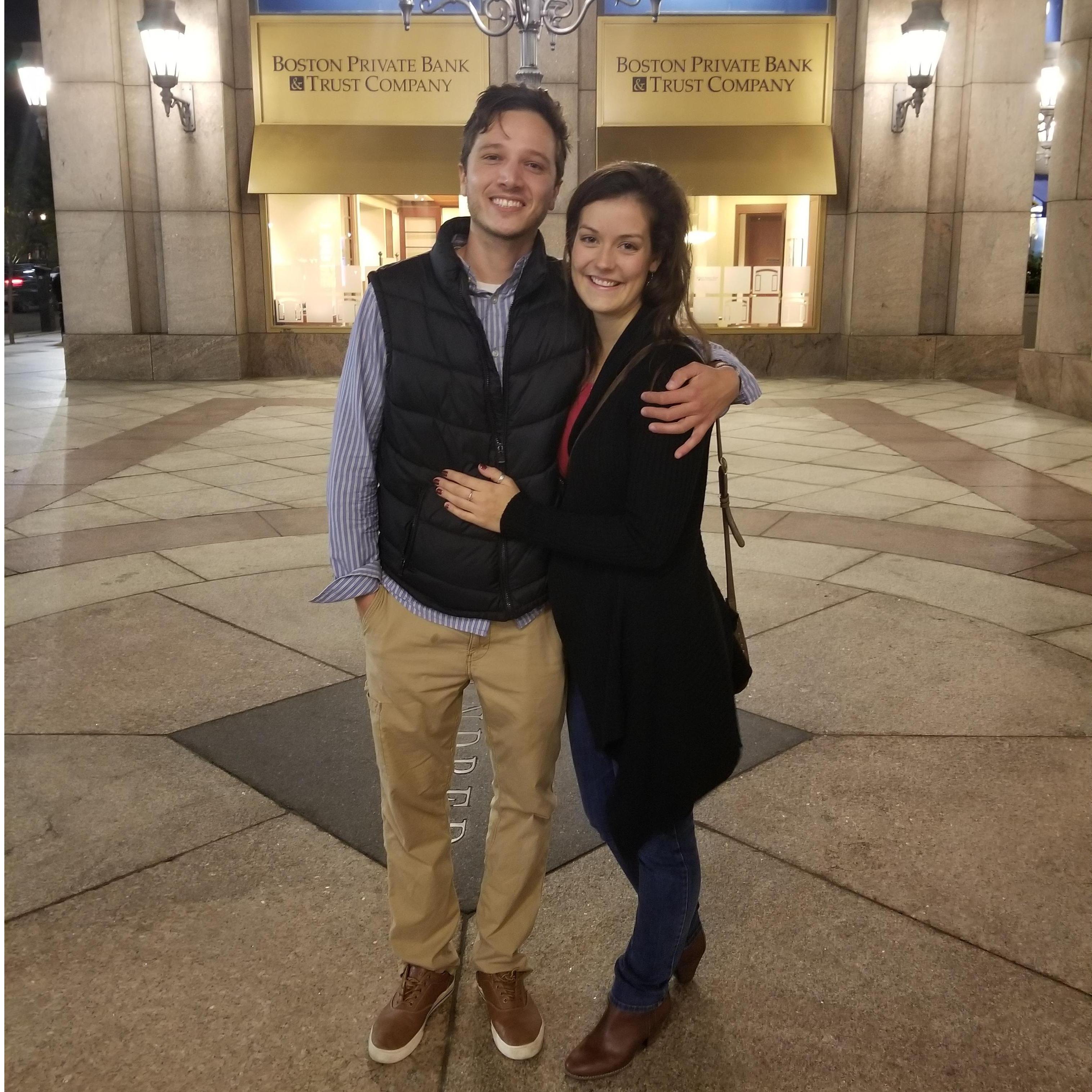 our first night out together