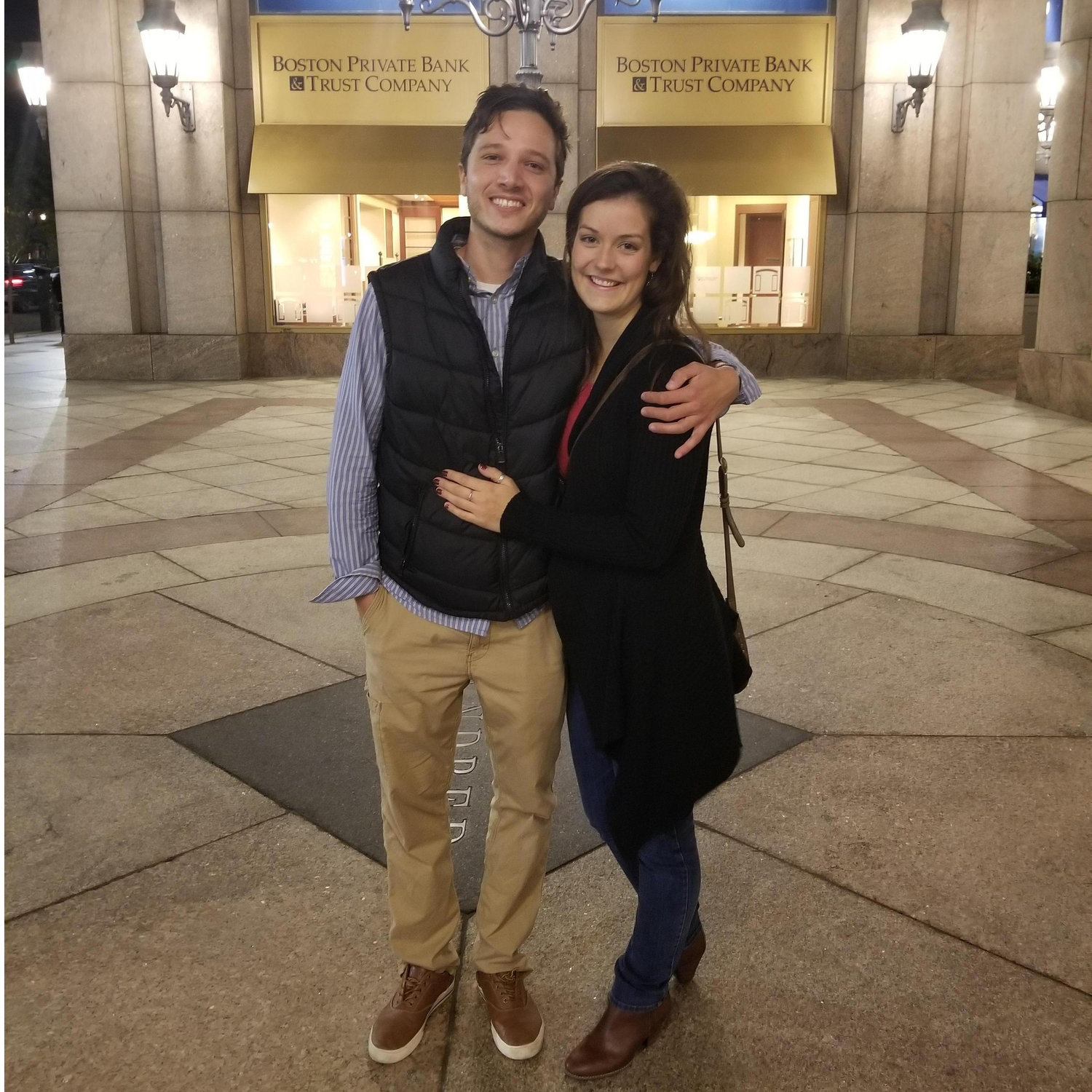 our first night out together