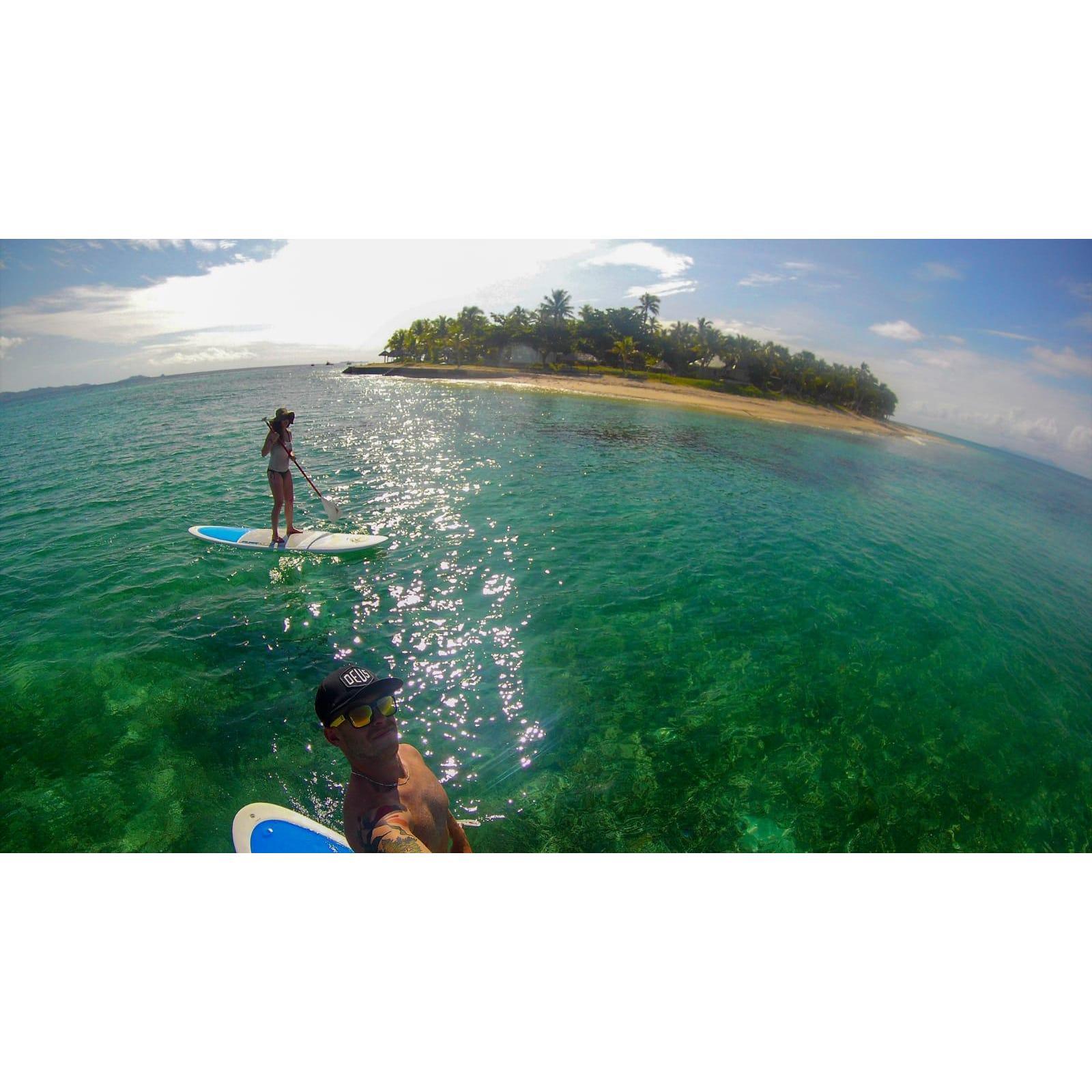 Circumnavigating islands in Fiji