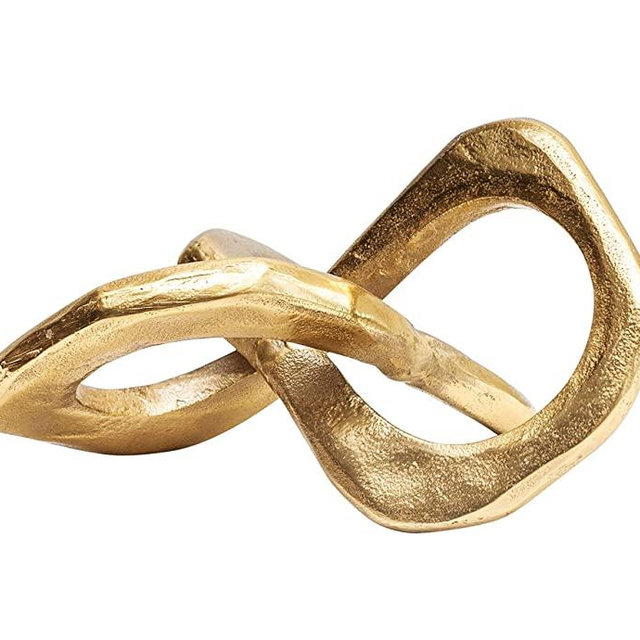 Bloomingville AH0375 Abstract Figurine, Gold