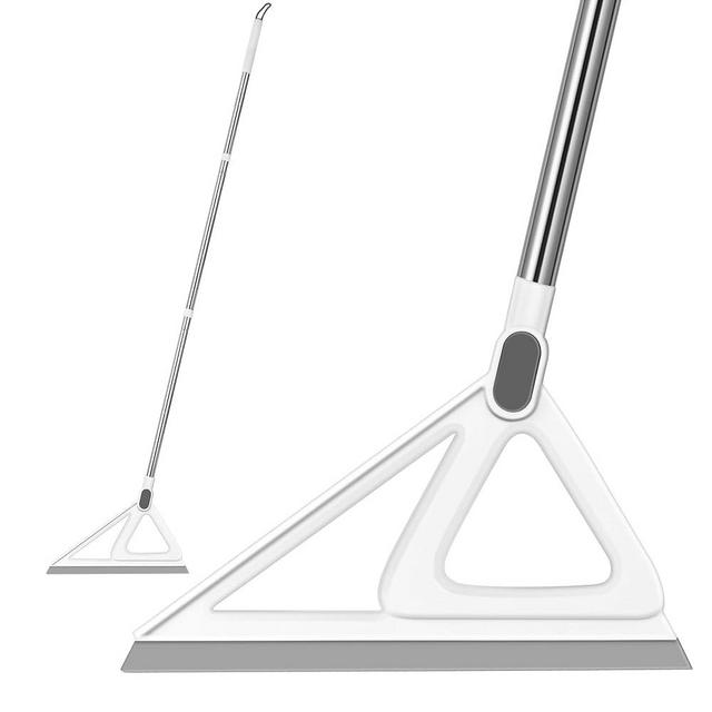 Multifunction Magic Broom, Squeegee Broom for Floor, Rubber Broom, Silicone Broom for Floor Cleaning, Magic Broom Sweeper for Living Room, Kitchen, Bathroom-Easy Dry The Glass (Grey, 54 INCH)
