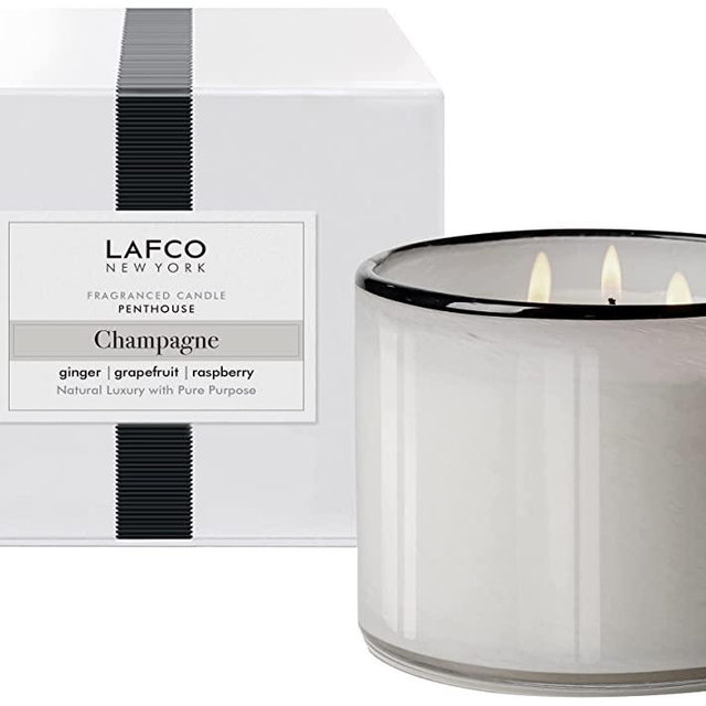 LAFCO New York - 3 -Wick Scented Candle Champagne, Penthouse (30 .oz)