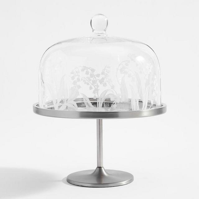 Monique Lhuillier Lily of the Valley Glass Cake Dome