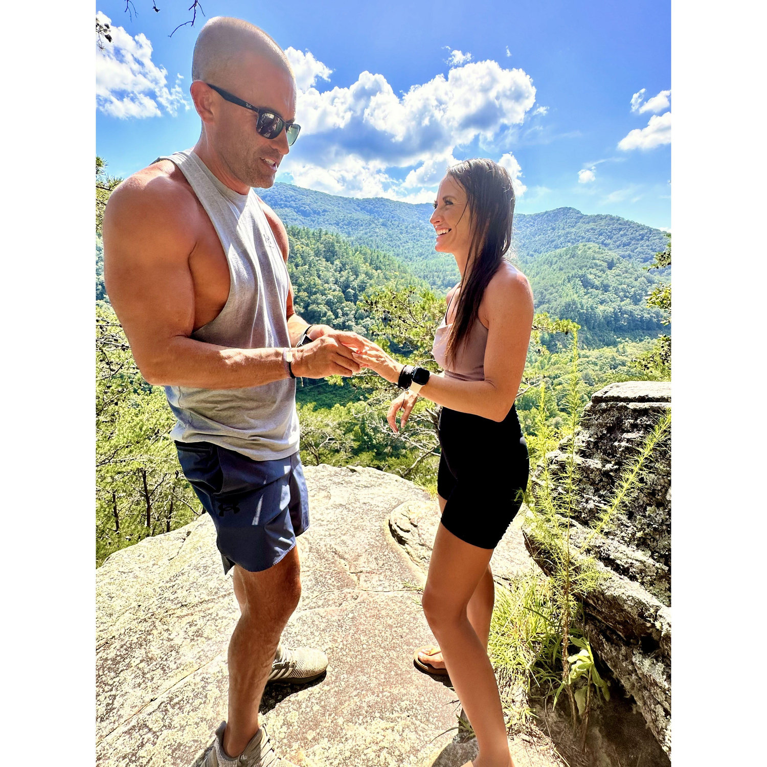 She said YES!