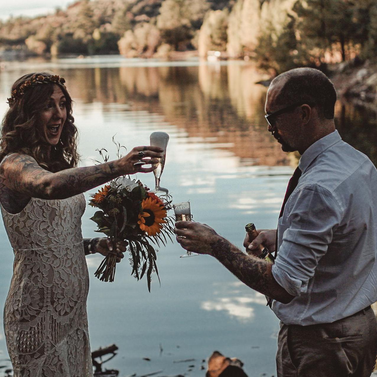 Champagne to seal the deal!