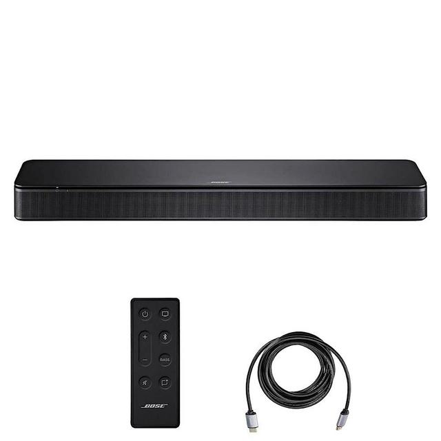 Bose TV Speaker, Black with H&A High-Speed HDMI 2.0 10' Cable