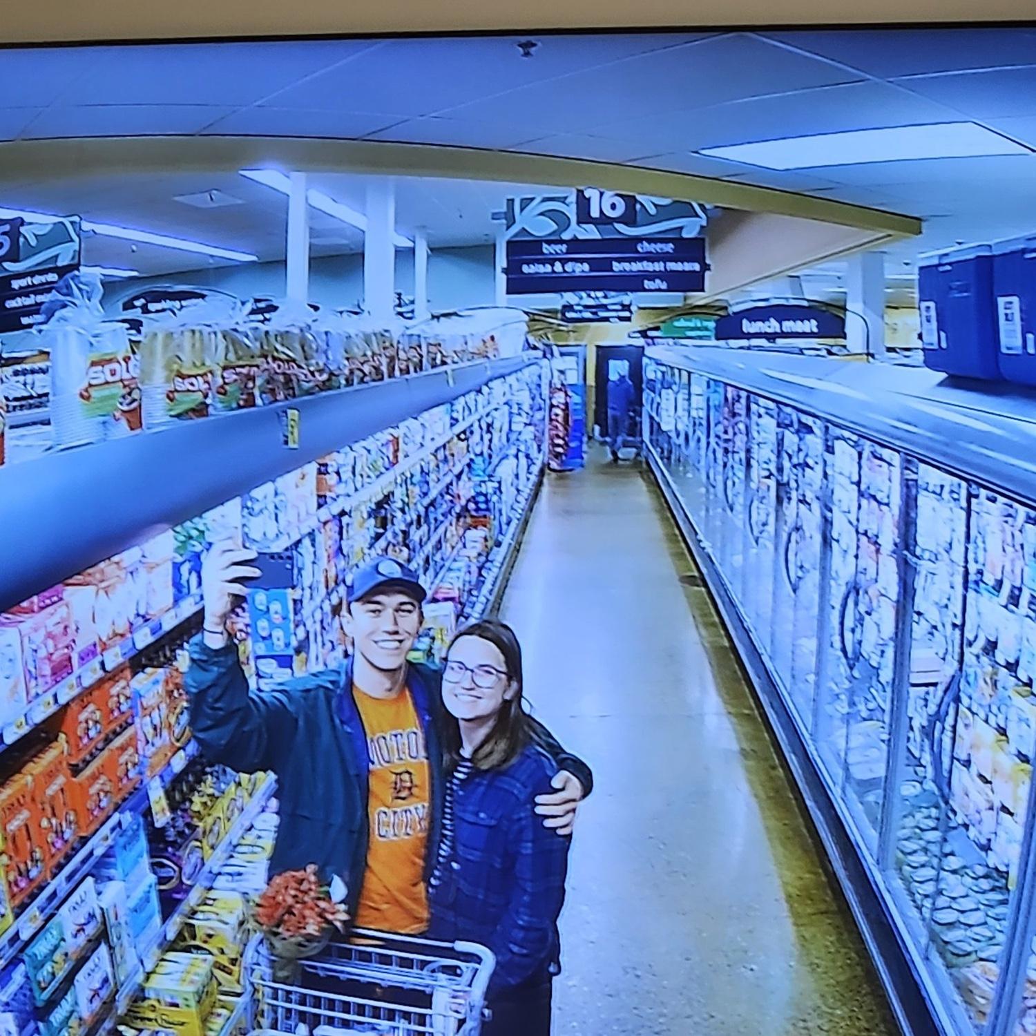 at the grocery store in Washington