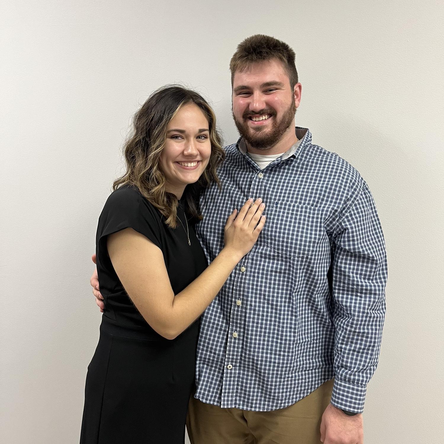 Our first of many wedding dates as a couple!