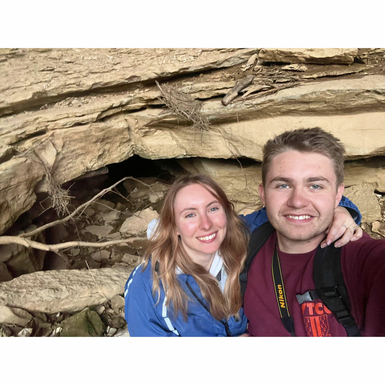 Mammoth cave national park, down in the bottom of a sink hole.