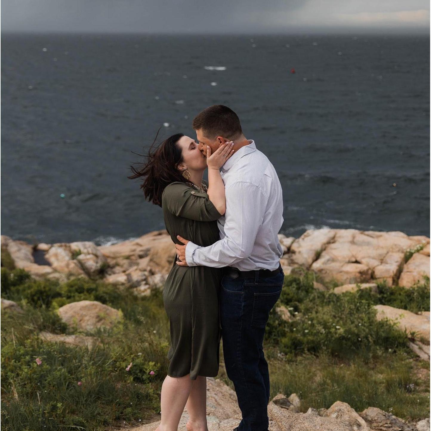 This was taken right before the storm in the background passed through!