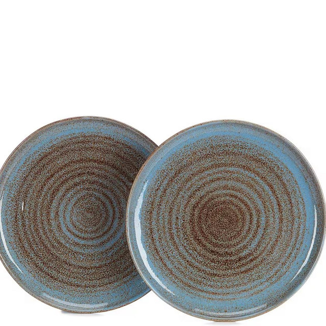 Southern Living Astra Collection Glazed Stoneware Salad Plates, Set of 2