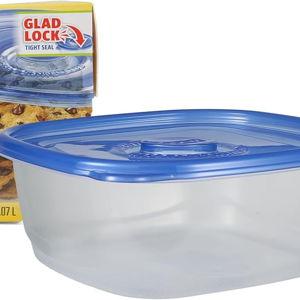 XL Square Food Storage Containers with Lock Tight Lids