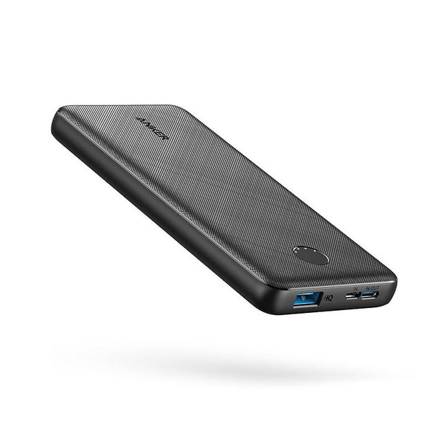 Anker Power Bank(PowerCore 10K),Compact Travel-Ready 10,000mAh Battery Pack with PowerIQ Charging Technology,5V/3A High-Speed Charging for iPhone,iPad,and More (USB-C Input and Output（Black）, 2-Pack)