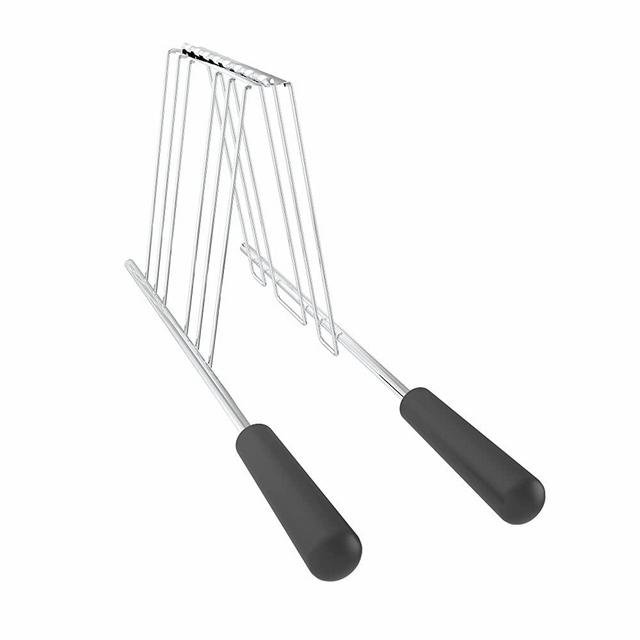 LZLXXLZL Sandwich Cage for Toaster, Stainless Steel Toaster Tongs, Sandwich Racks for 2-Slice Toaster, Classic Toaster Sandwich Clip Toaster Accessory Kitchen Utensils