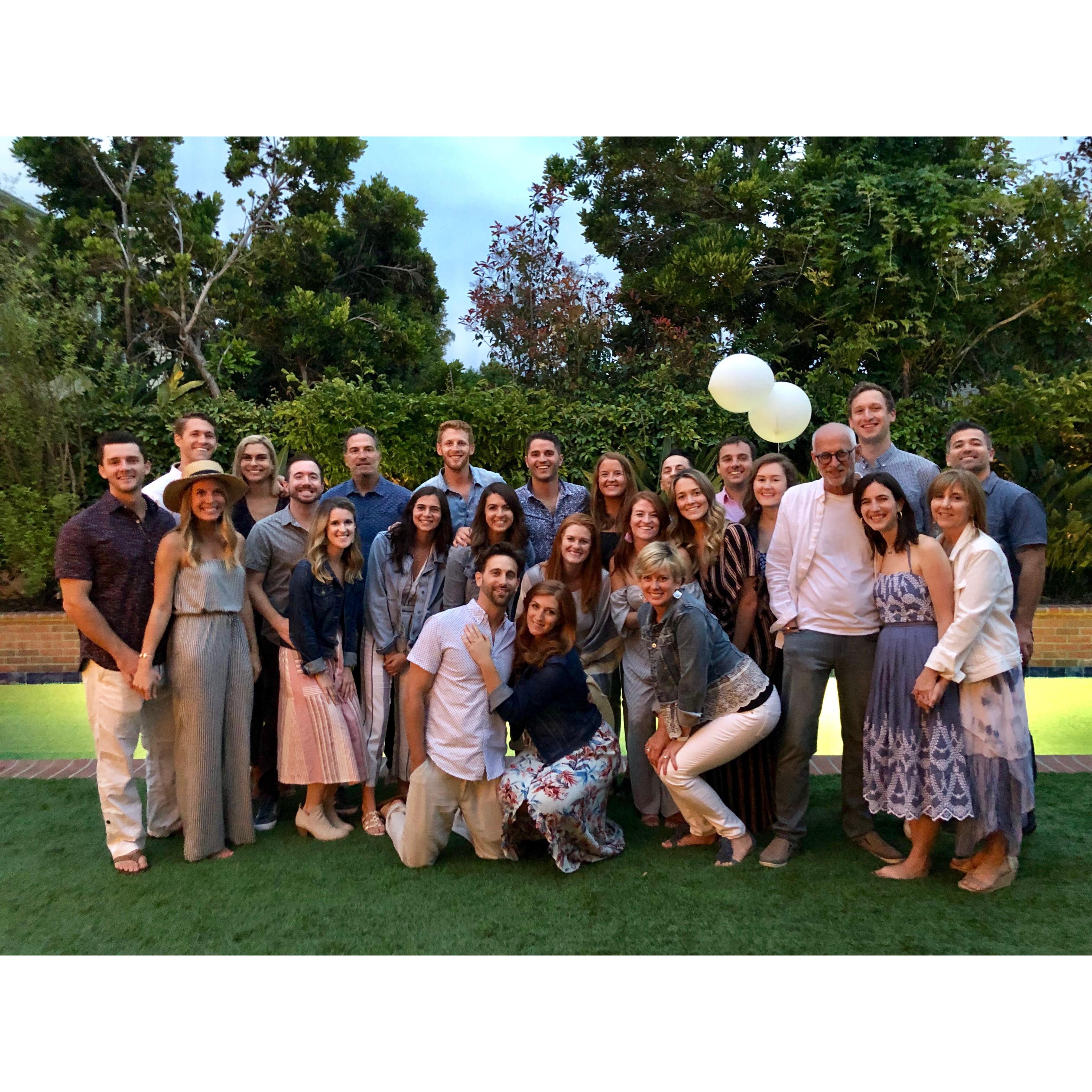 The birthday party that turned into an engagement party!