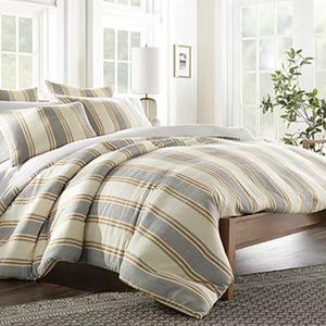 Linden Street Langdon 3-pc. Stripes Comforter Set - Lincoln Gray