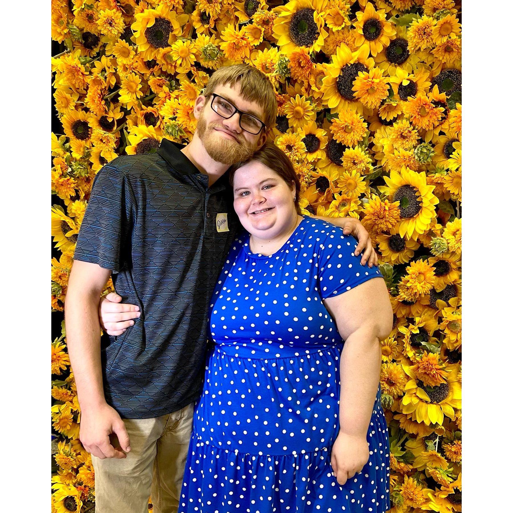 Our first wedding planning event together