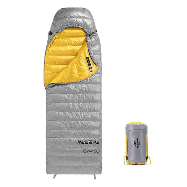 Naturehike Ultralight Goose Down Sleeping Bag 750/550 Fill Power Compact Portable 3-4 Season for Adults & Kids Cold Weather Waterproof - Backpacking, Camping, Hiking, Traveling with Compression Sack…