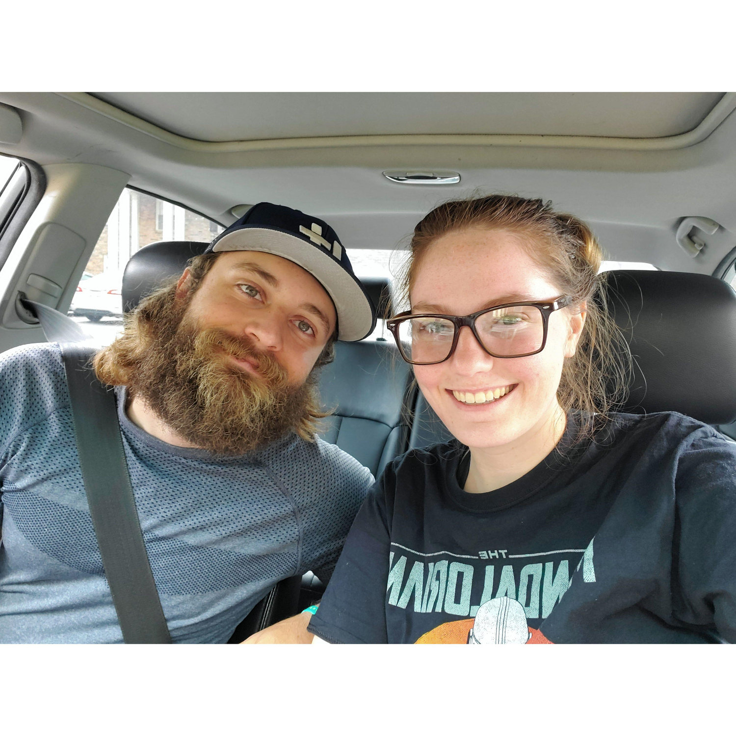 Car selfie!
