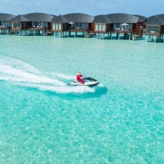 Jet Skiing in The Maldives