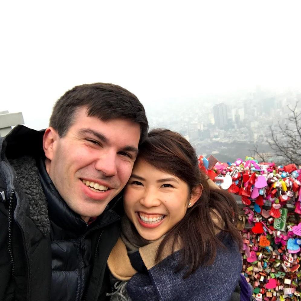 Love Locks at Mount Namsen 
Seoul January 2018