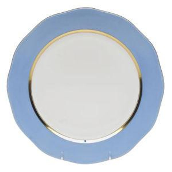 Herend Silk Ribbon Cornflower Service Plate