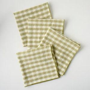 Maxine Gingham Napkin Set of Four