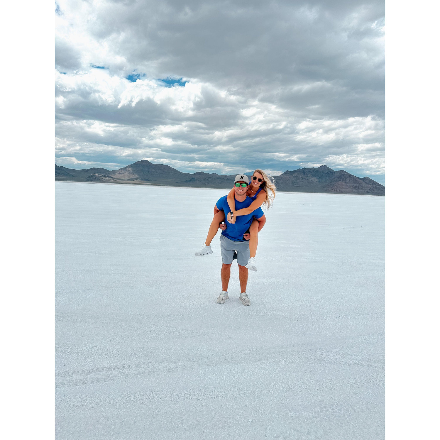 June 18, 2023 - Bonneville Salt Flats in Utah - so cool!