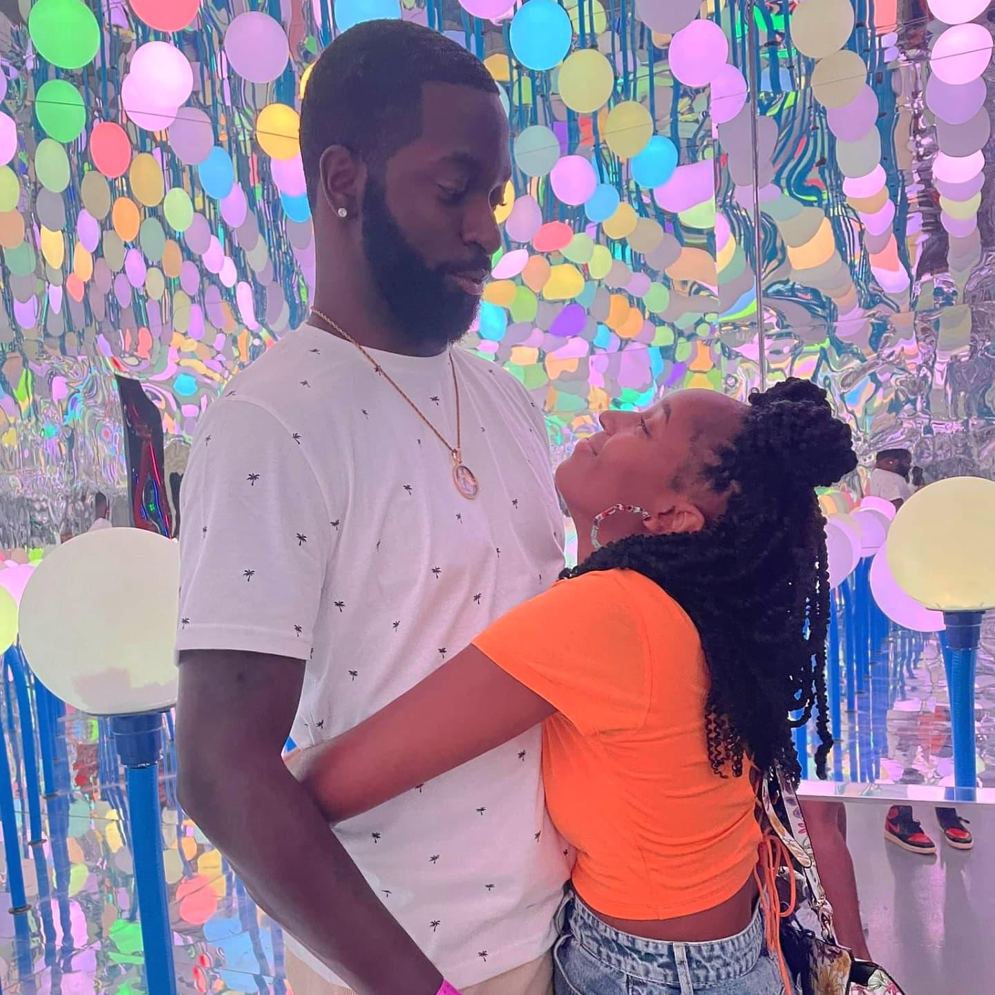 How our everyday lives look like. Me invading personal space and Tony just tolerating it.